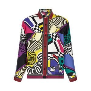 Versace Multicolor Silk Women's Blouse